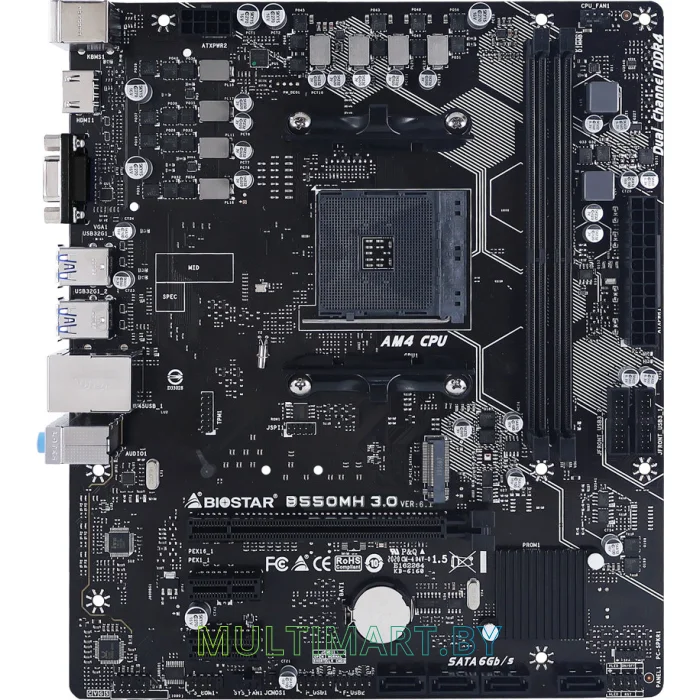 Материнская плата BIOSTAR B550MH 3.0 Ver. 6.1